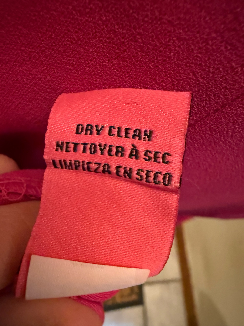 Betsey Johnson -Pink Open Back Dress Size 10 Cocktail Wedding Guest Fuchsia EUC - Picture 12 of 15